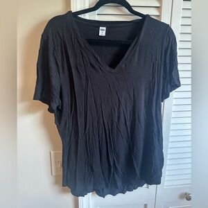 Old Navy Luxe Black Tee